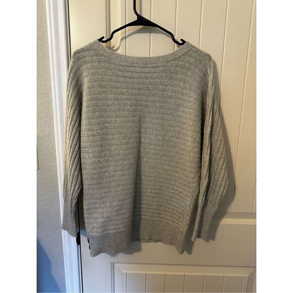 J.Crew Wool Cashmere Boat Neck Cable Gray Sweater Women Top XXS Style 54574 - Picture 10 of 13